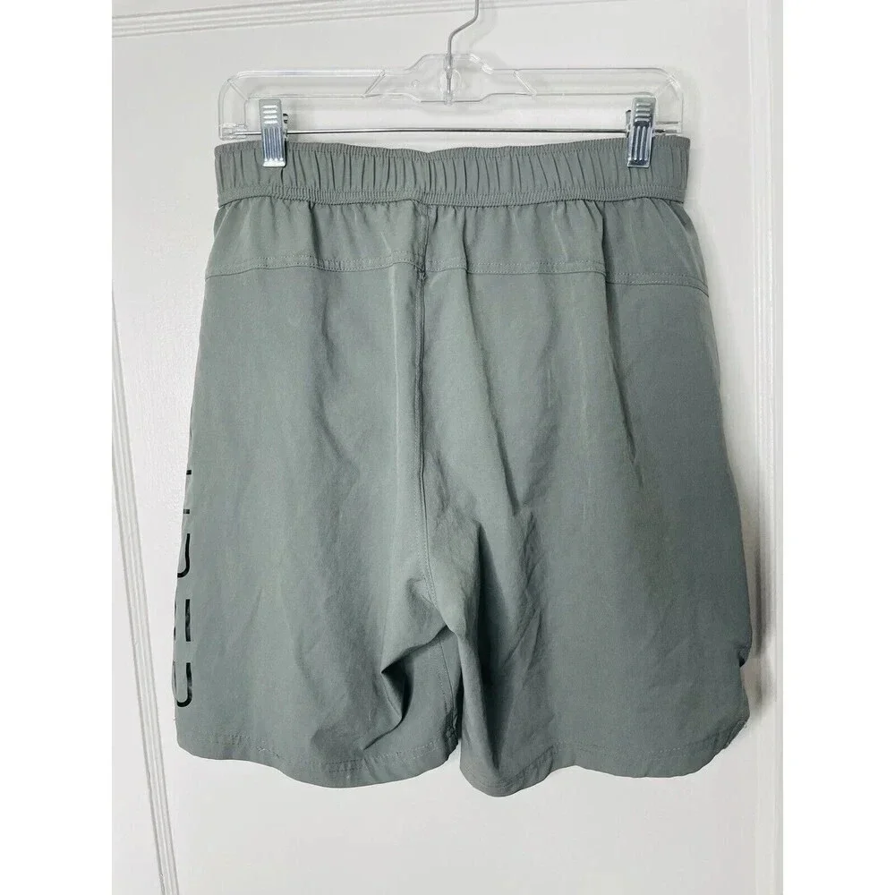 Spyder Quick Dry Swim Board Short Sz S Gray UV Protection Pockets 9